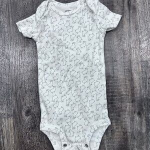 Carter's White Bodysuit with Sheep Print